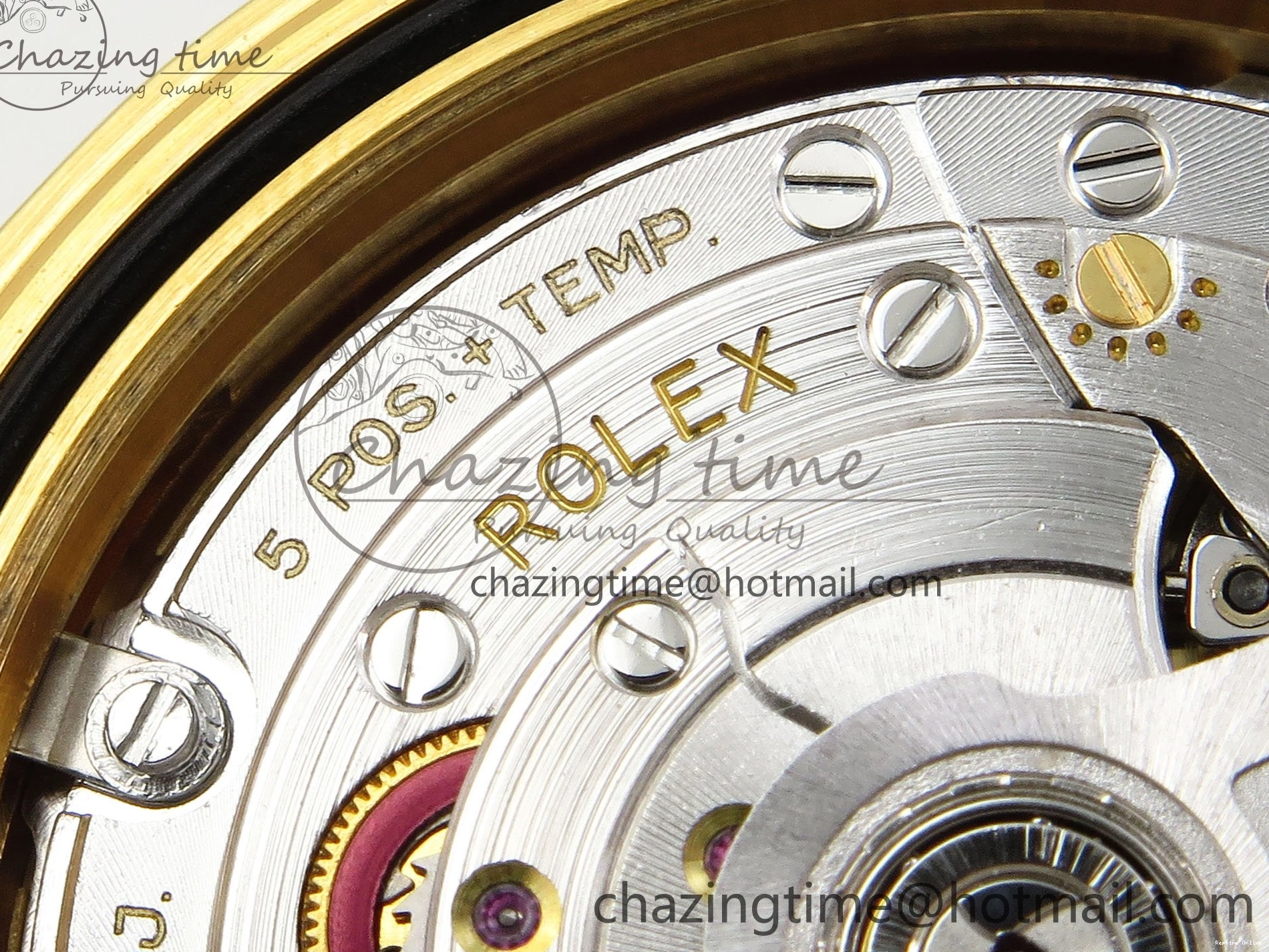 1225 WrinkleFree DayDate 40 228238 ARF 904L Steel YG Crystal Diamonds Bezel on President Bracelet VR 1550